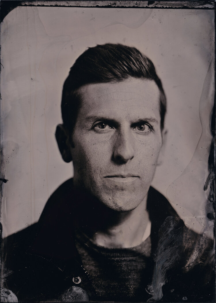 Tintype portrait by Landry Dunand